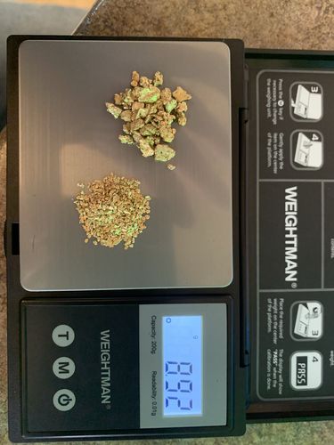 Customer photo review of Flawless 'PREMIUM NUGGET' - Gold Panning Paydirt