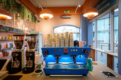 Customer photo review of Flowerpot Colorful Designer Dining Room Pendant Light