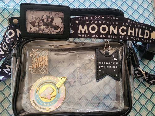 Customer photo review of Moonchild Tour Bag Enamel Pin Inserts