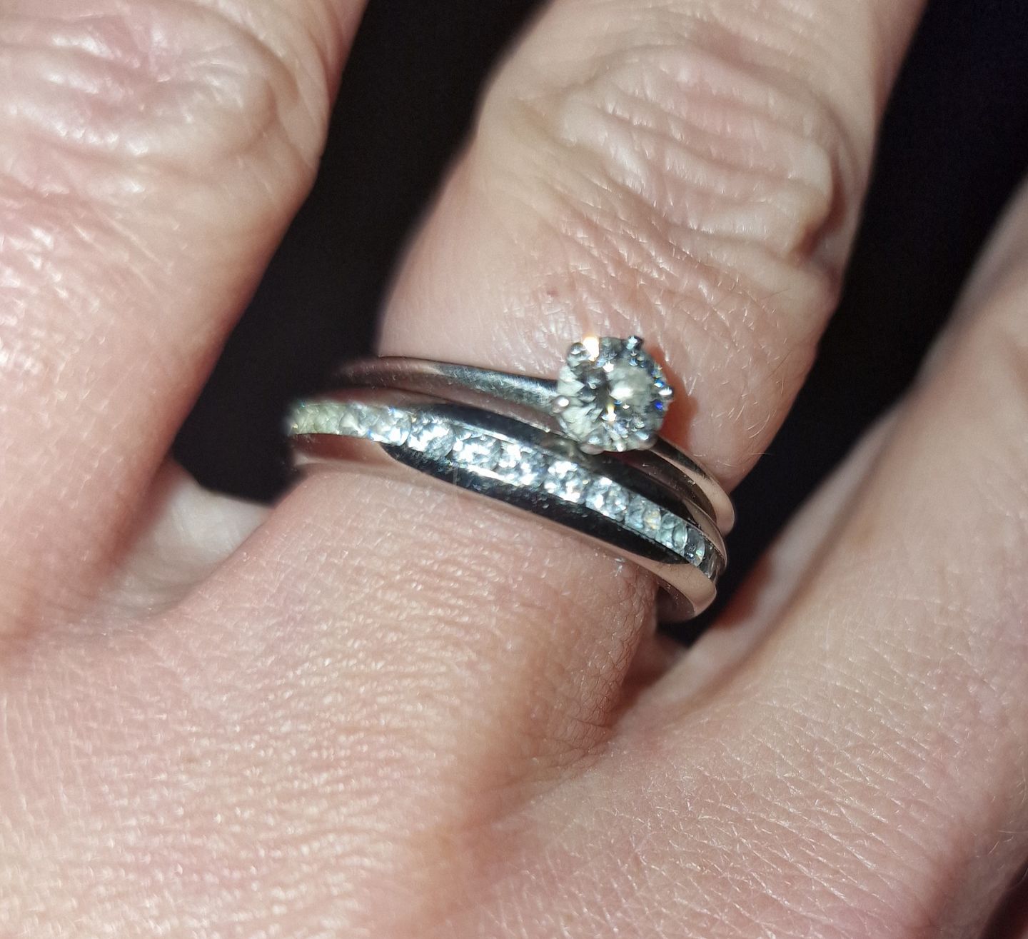 Customer photo review of Original 4mm Full Glitz Ring