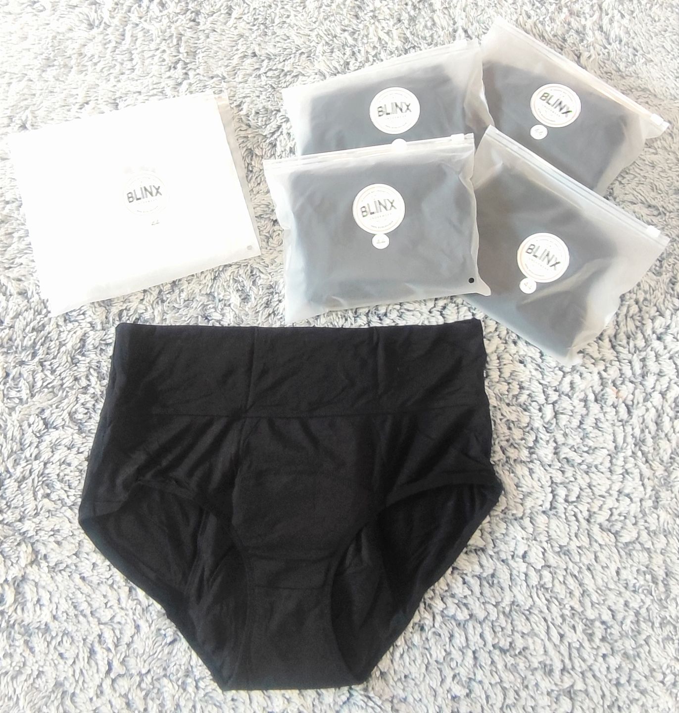 Customer photo review of Boxer Menstruel Taille Haute Maxie (Lot de 3)