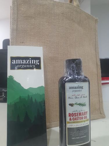 Customer photo review of Rosemary & Castor Oil for Hair Growth