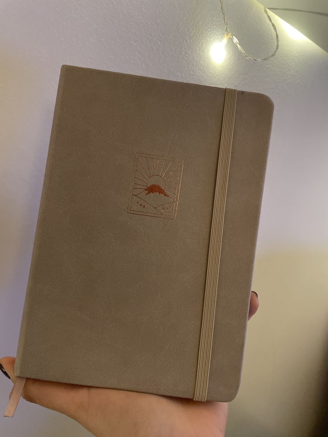 Customer photo review of Tsuki ‘Fuji-San’ Limited Edition Bullet Journal ☾