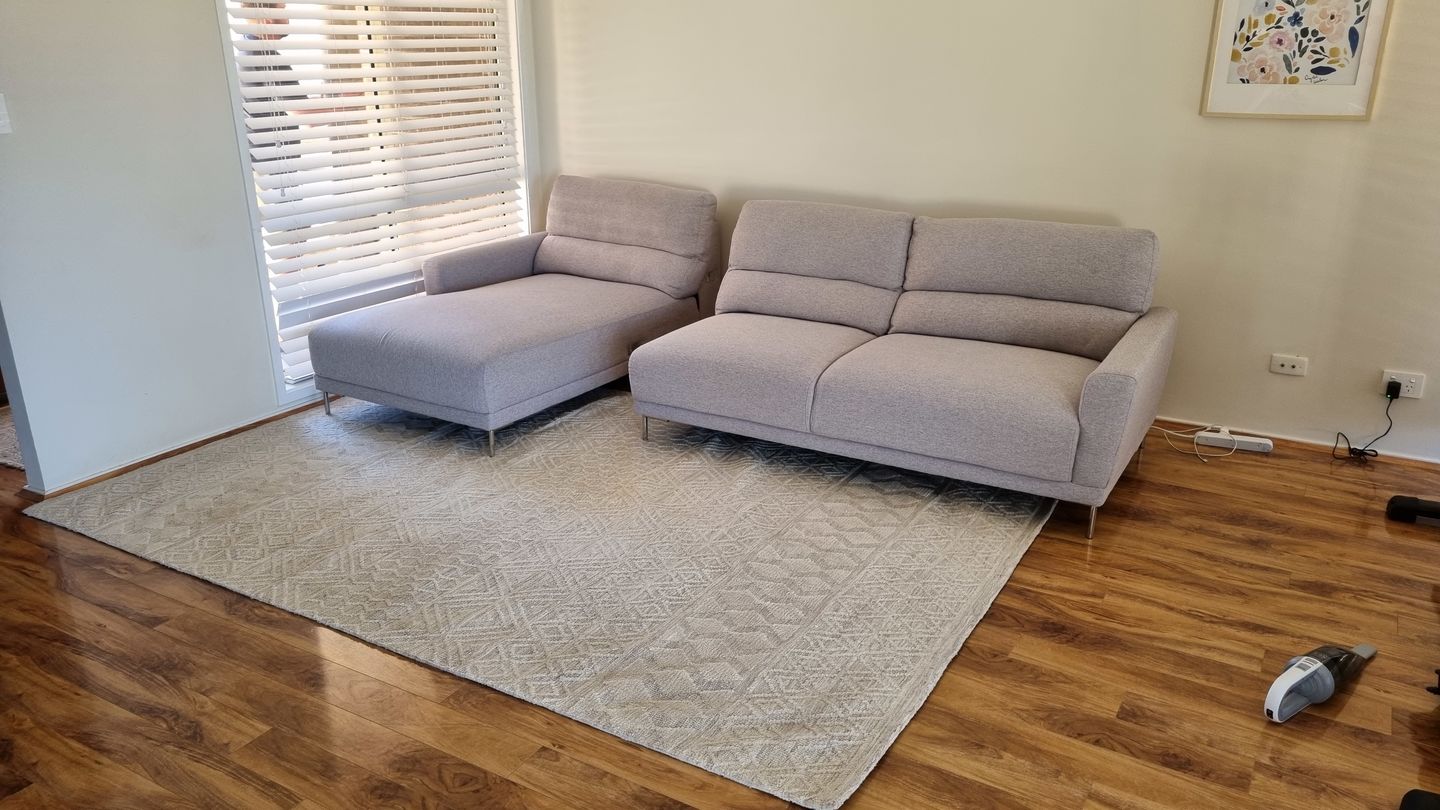 Customer photo review of Anti Slip Rug Stop Pad For Hard Surfaces, Wooden & Tiled