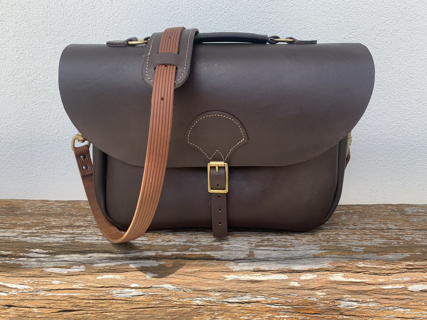 Customer photo review of No.88 | Leather Saddlebag Satchel Bag (Digital Pattern)