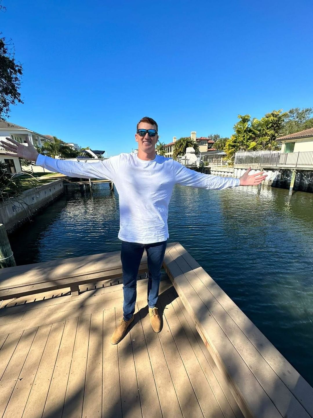 Customer photo review of Organic Tall Long Sleeve T-Shirt (White)