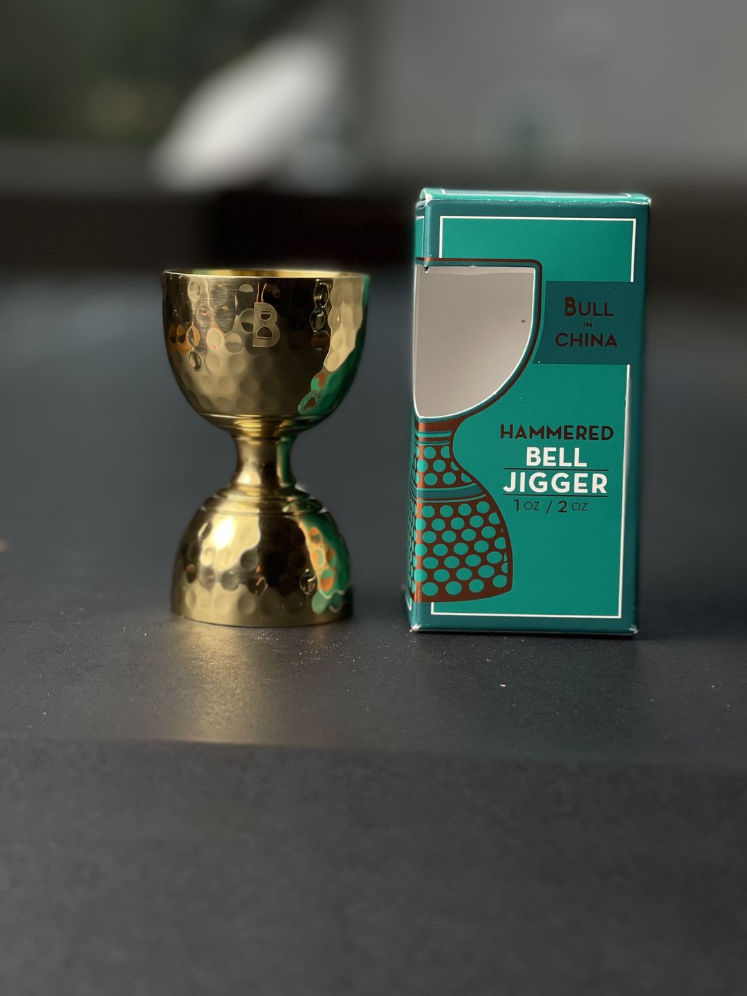 Customer photo review of Hammered Bell Jigger - BIC Originals