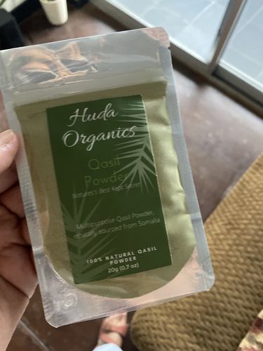 Customer photo review of Sample size - 20g Qasil Powder