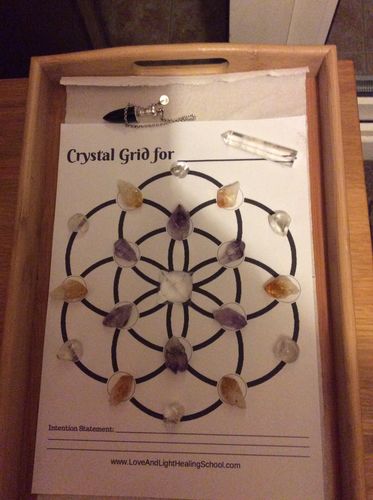 Customer photo review of [FREE DOWNLOAD] Crystal Grid Templates Pack