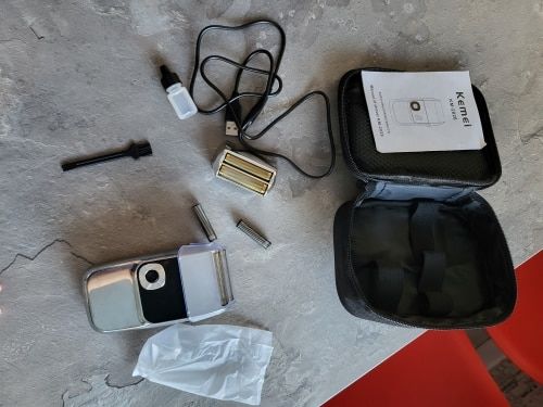 Customer photo review of SHAVER premium metálica