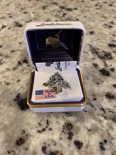 Cristin H. review of Sterling Silver Black Hills Gold Christmas Tree Brooch image 1 out of 1