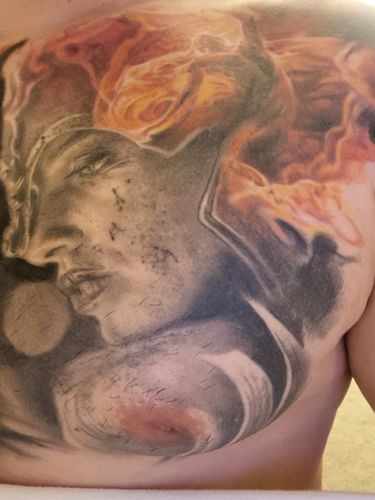Customer photo review of TattooNumbx Numbing Cream
