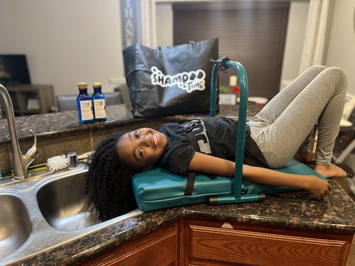Customer photo review of Shampoo Mat Deluxe