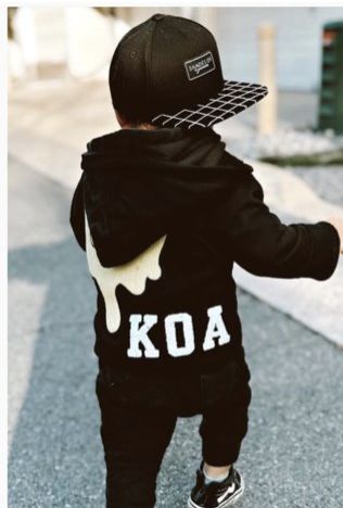 Customer photo review of Kids Zip Hoodie