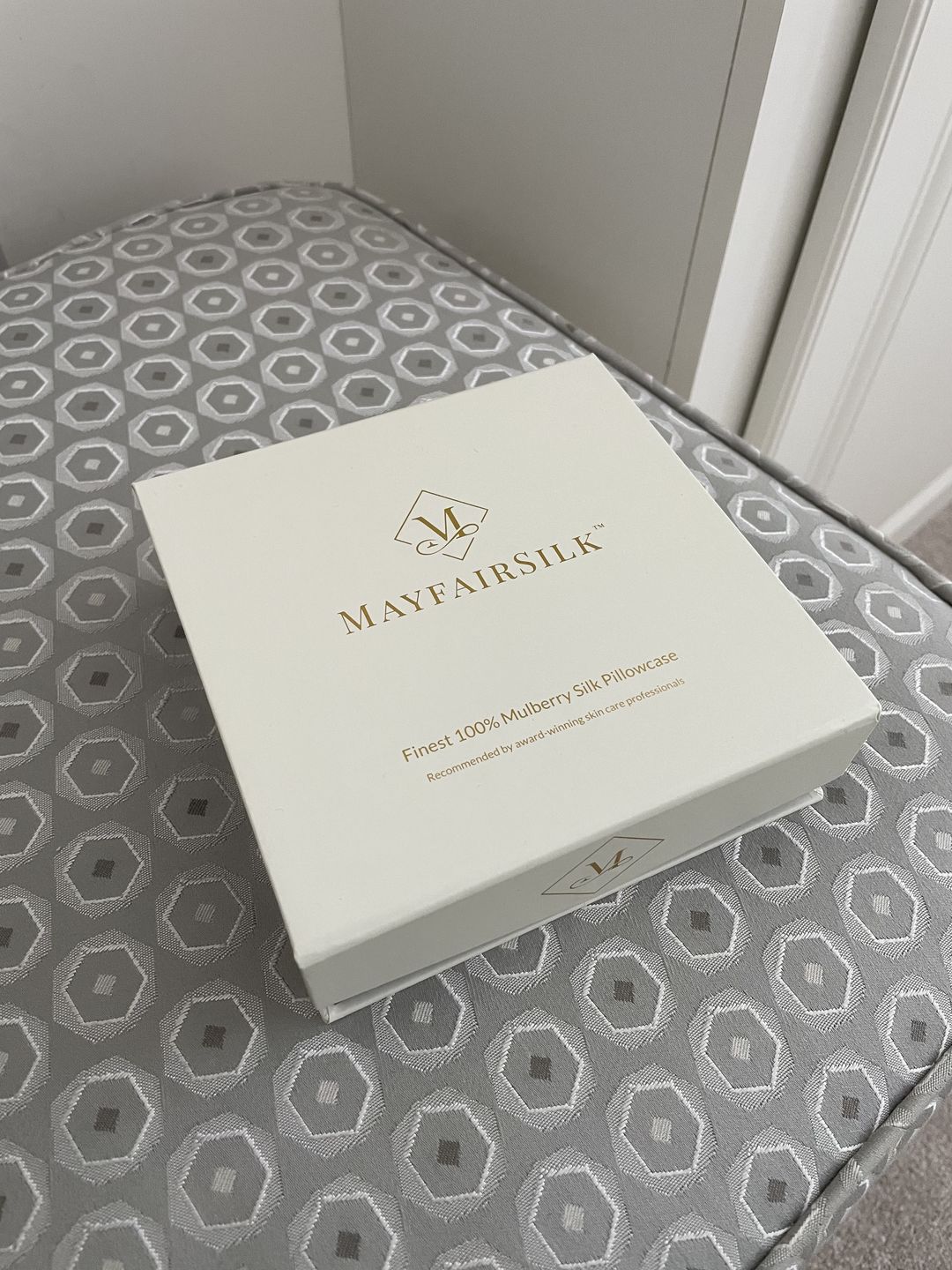 Customer photo review of Cherry Blossom Pure Silk Pillowcase