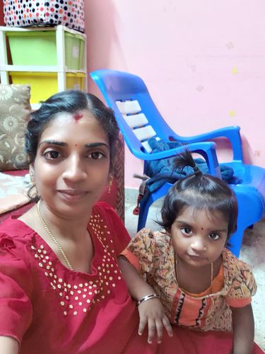 Customer photo review of Maroon Chiffon Hand Embroidered Maxi