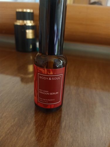 Customer photo review of Dragon Blood Serum (Rose Hip)
