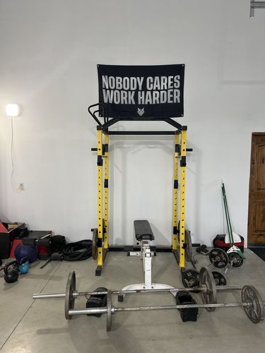 Customer photo review of Nobody Cares Work Harder Flag