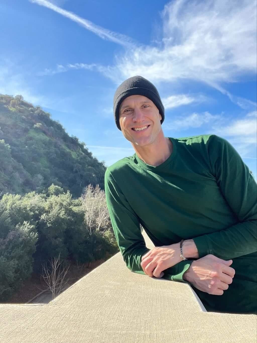 Customer photo review of Organic Tall Long Sleeve T-Shirt (Dark Green)