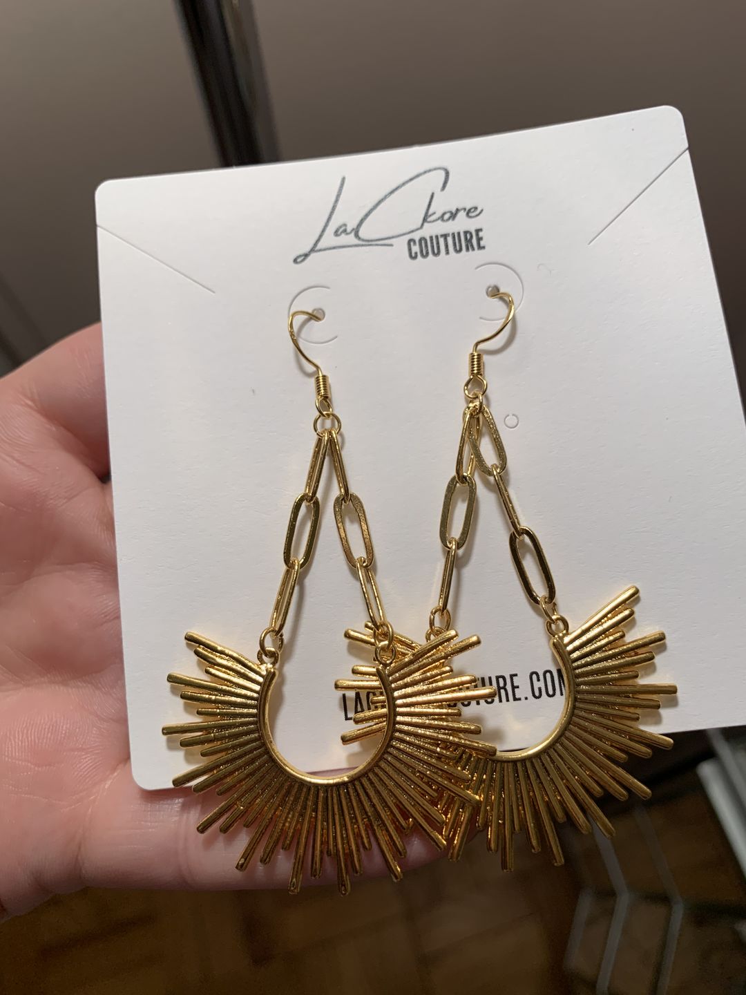 Customer photo review of Boho Earrings