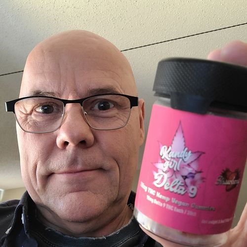 Customer photo review of Delta 9 THC Gummies Strawberry Vegan - Four Bottle Bundle