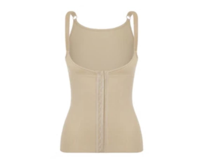 Customer photo review of Microfiber Shoulder Straps Back Support Waist and Abdomen Control Corset