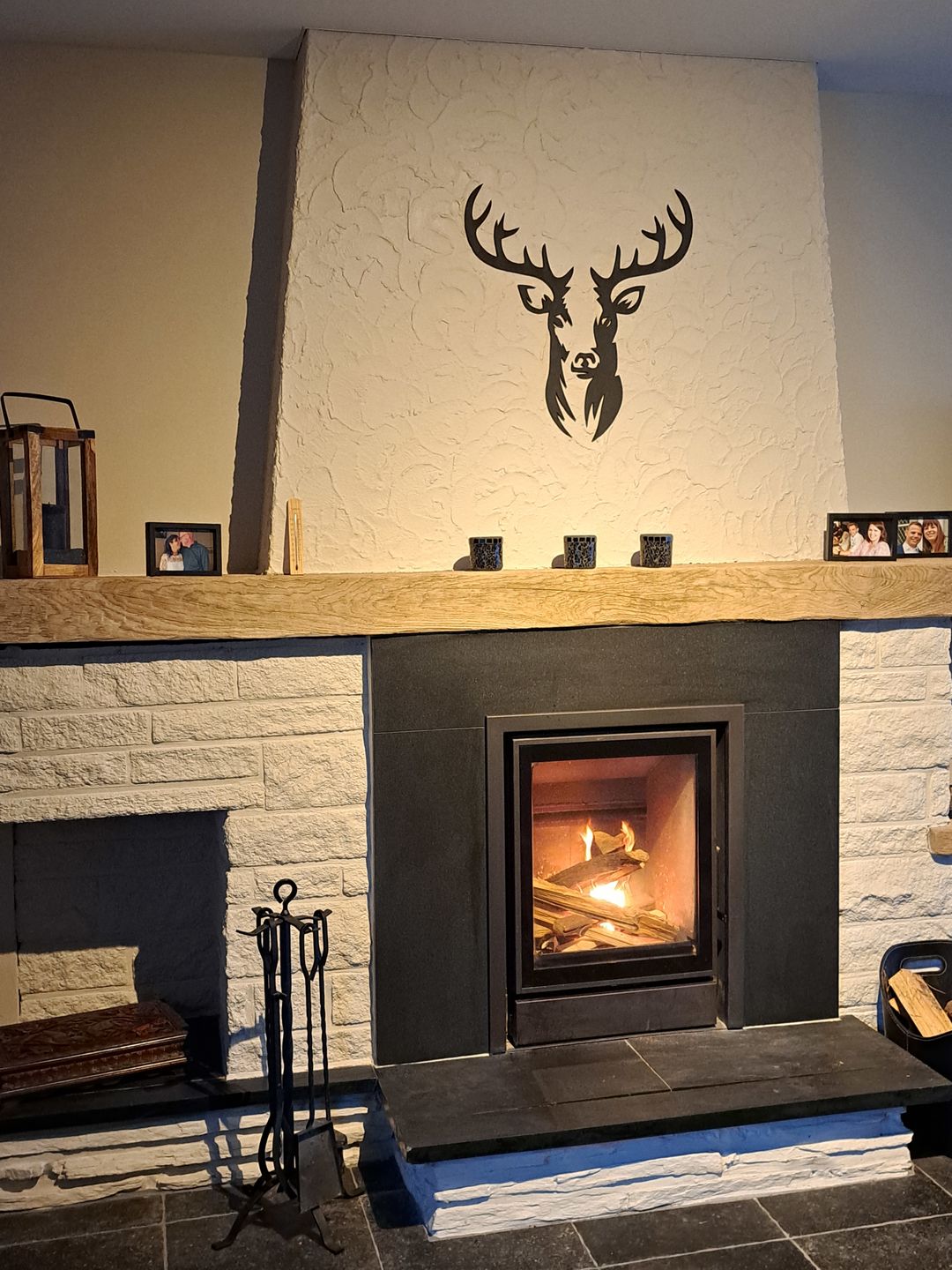 Customer photo review of Wanddecoratie dieren | Hert 2-delig