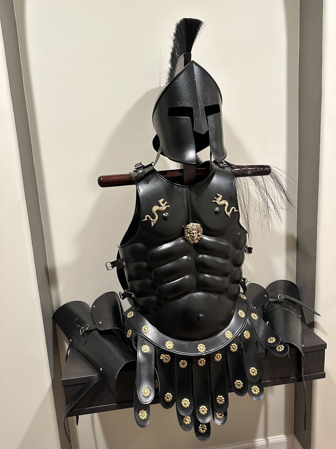 Customer photo review of King Leonidas Spartan Armour Suite by Scott Handicraft