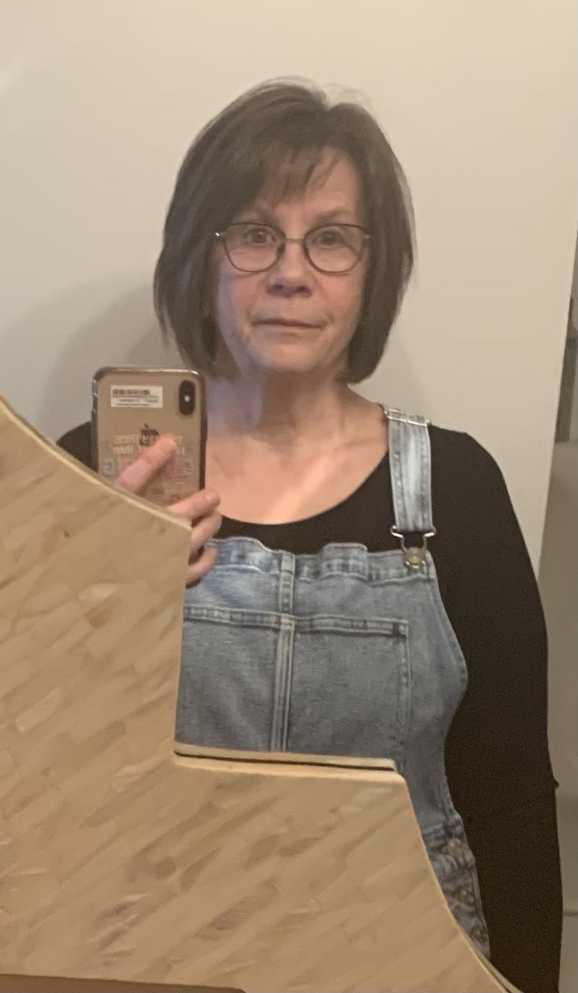 Customer photo review of C'est Moi Bamboo Rib Round Top (Black)