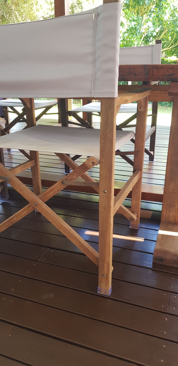 Customer photo review of Rectangle Silicone Felt Chair Leg Glides