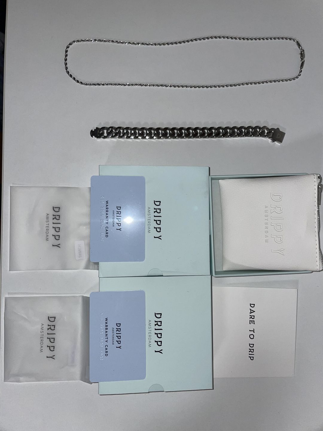 Customer photo review of CLEAN ROPE CHAIN. - 3MM WHITE GOLD