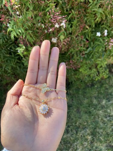 Customer photo review of Friendship Necklaces x2 Set