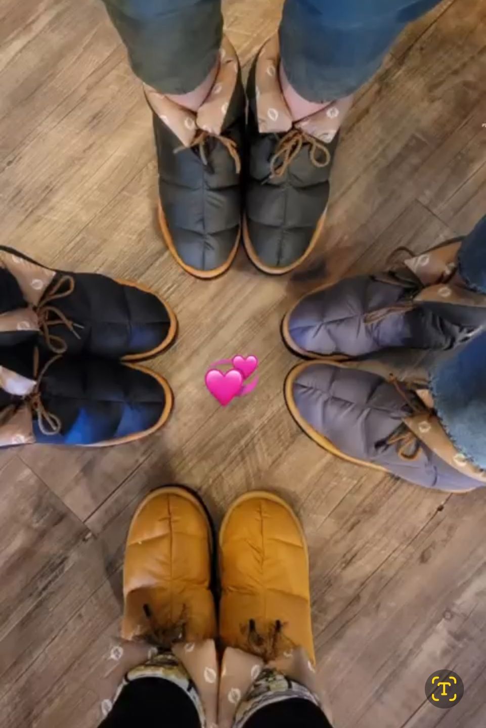 Customer photo review of Classic Khaki Pillow Boot