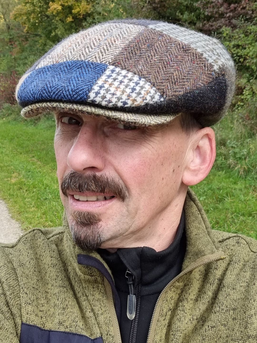 Customer photo review of Vintage Cap Patchwork Tweed