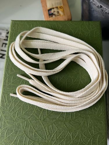 Customer photo review of Grey Shoelaces