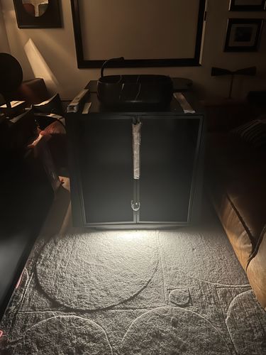 Customer photo review of EZVALO LITE Rechargeable Motion Sensor Light (2 Color Temperature) - 18" Aluminum