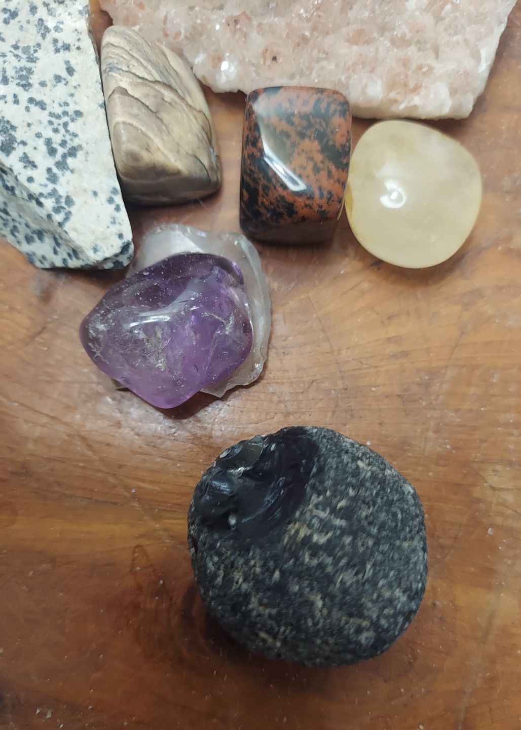 Customer photo review of Tektite Specimen - The Only Crystal on the Planet that can Absorb Dark Energy