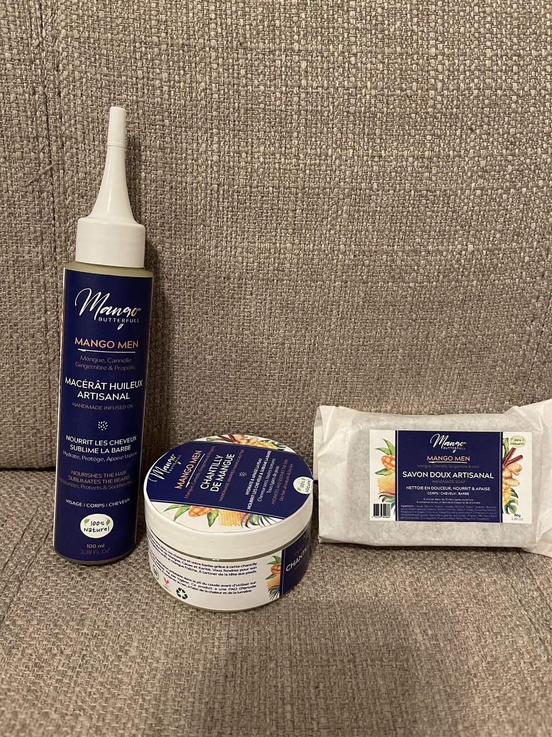 Customer photo review of COFFRET MANGO MEN