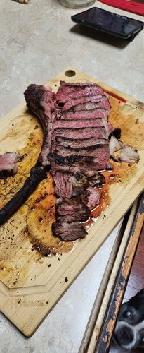 Customer photo review of Dry-Aged 5th Rib Tomahawk
