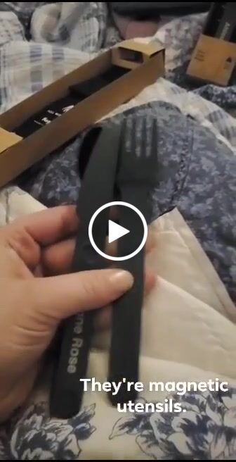 Customer video review of Magware - Magnetic Flatware Single Set (3 PCS)