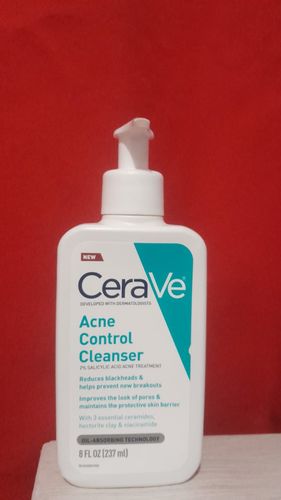 Customer photo review of Acne Control Cleanser with Salicylic Acid