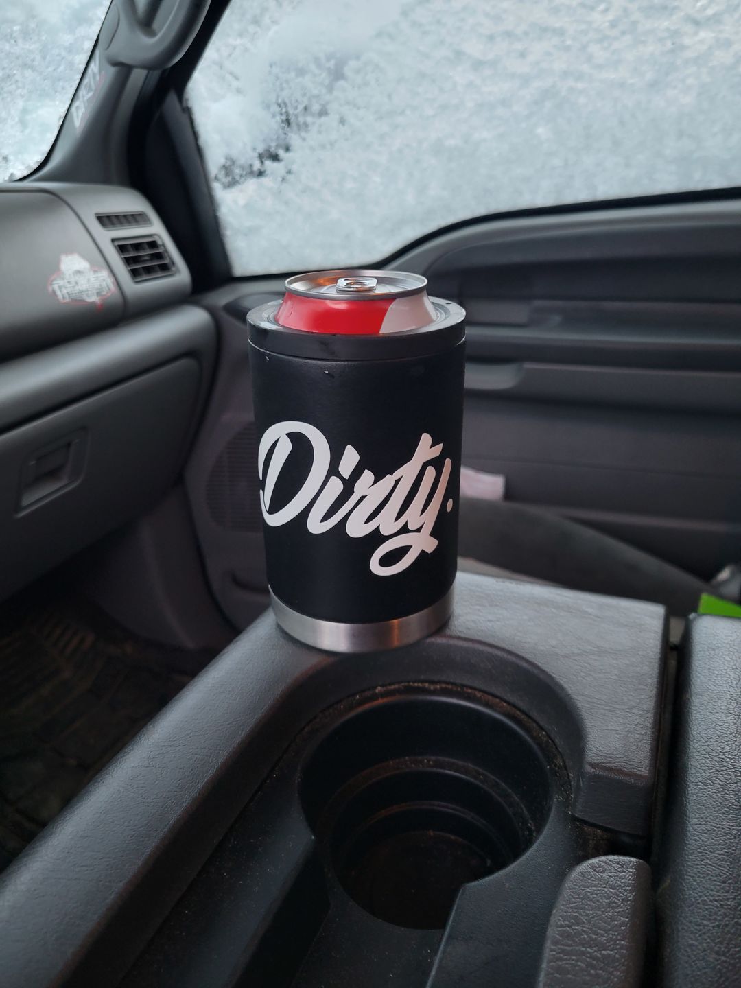 Customer photo review of Dirty Diesel Vacuum Insulated Stainless Steel Rambler