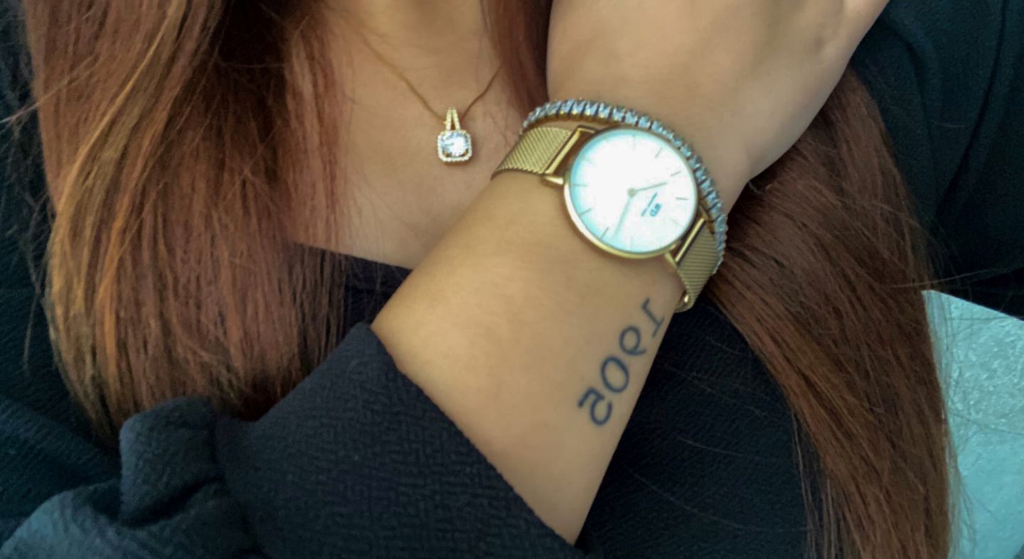 Customer photo review of Viviene Halskette | 18K vergoldet