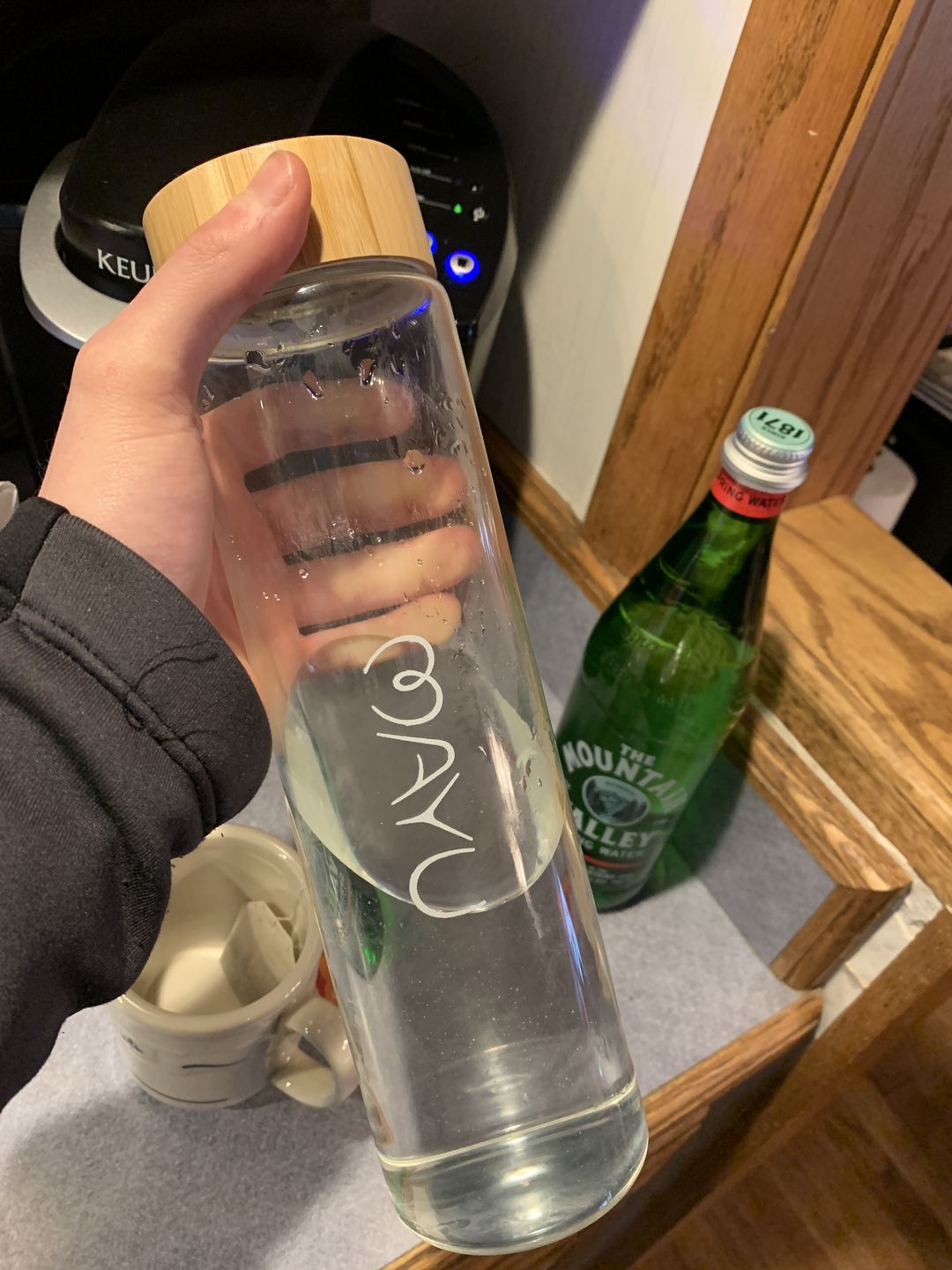 Customer photo review of Pure Glass Bottle