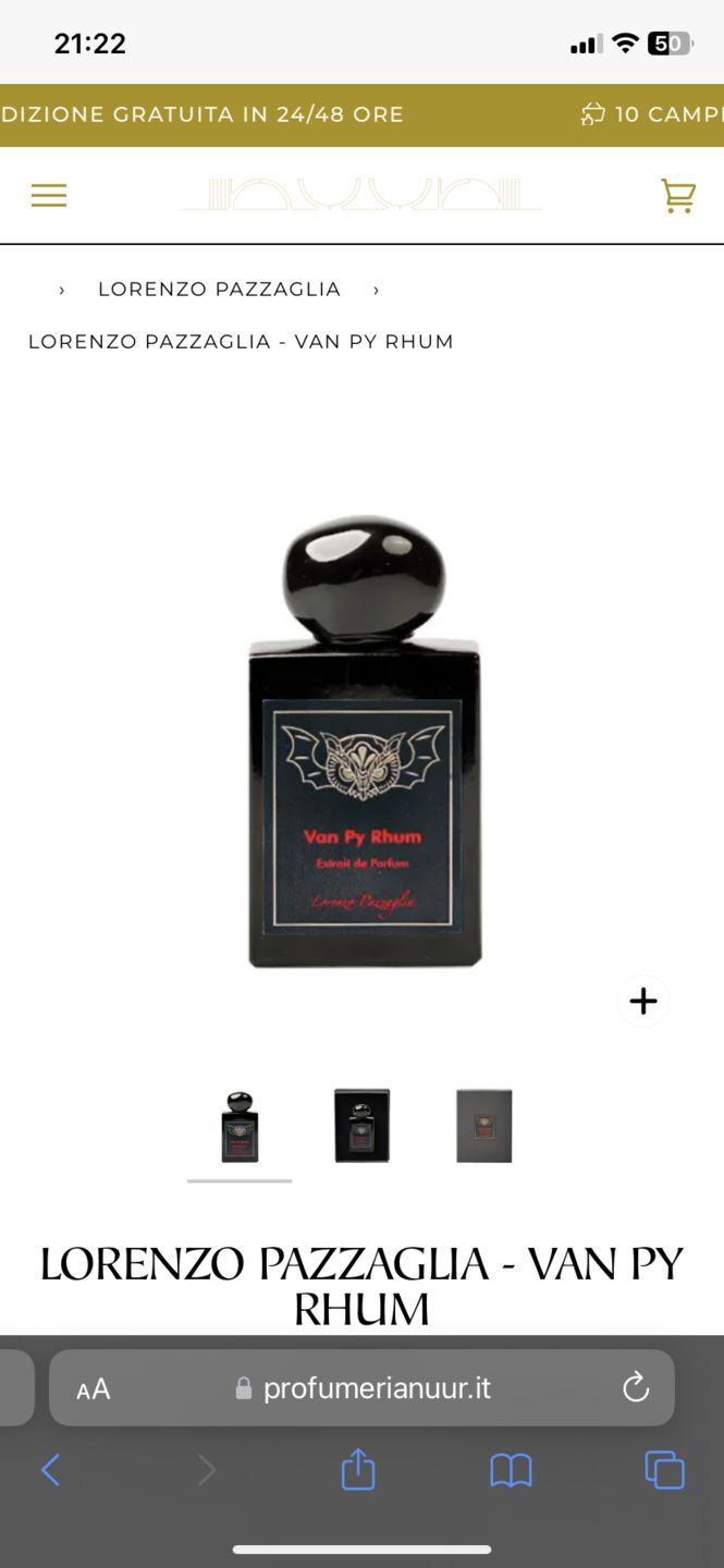 Customer photo review of LORENZO PAZZAGLIA - VAN PY RHUM