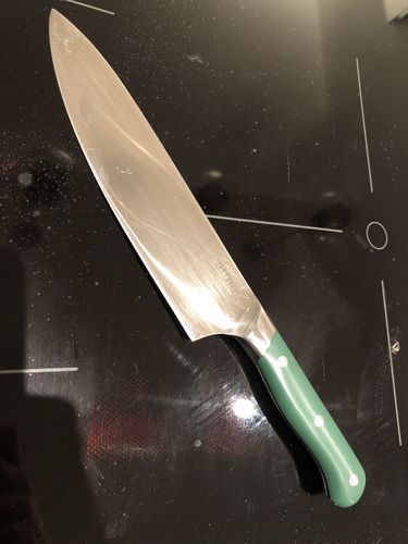 Customer photo review of Le Couteau de Chef Ultime - Vert