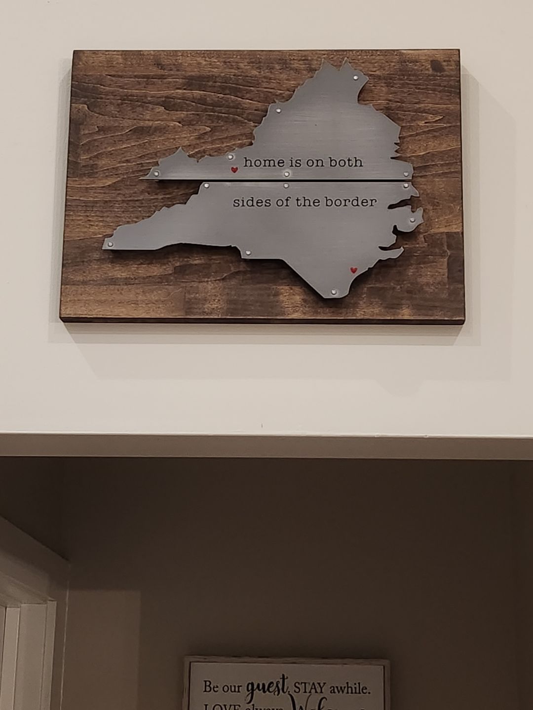 Customer photo review of Virginia/North Carolina Home is on both sides of the border