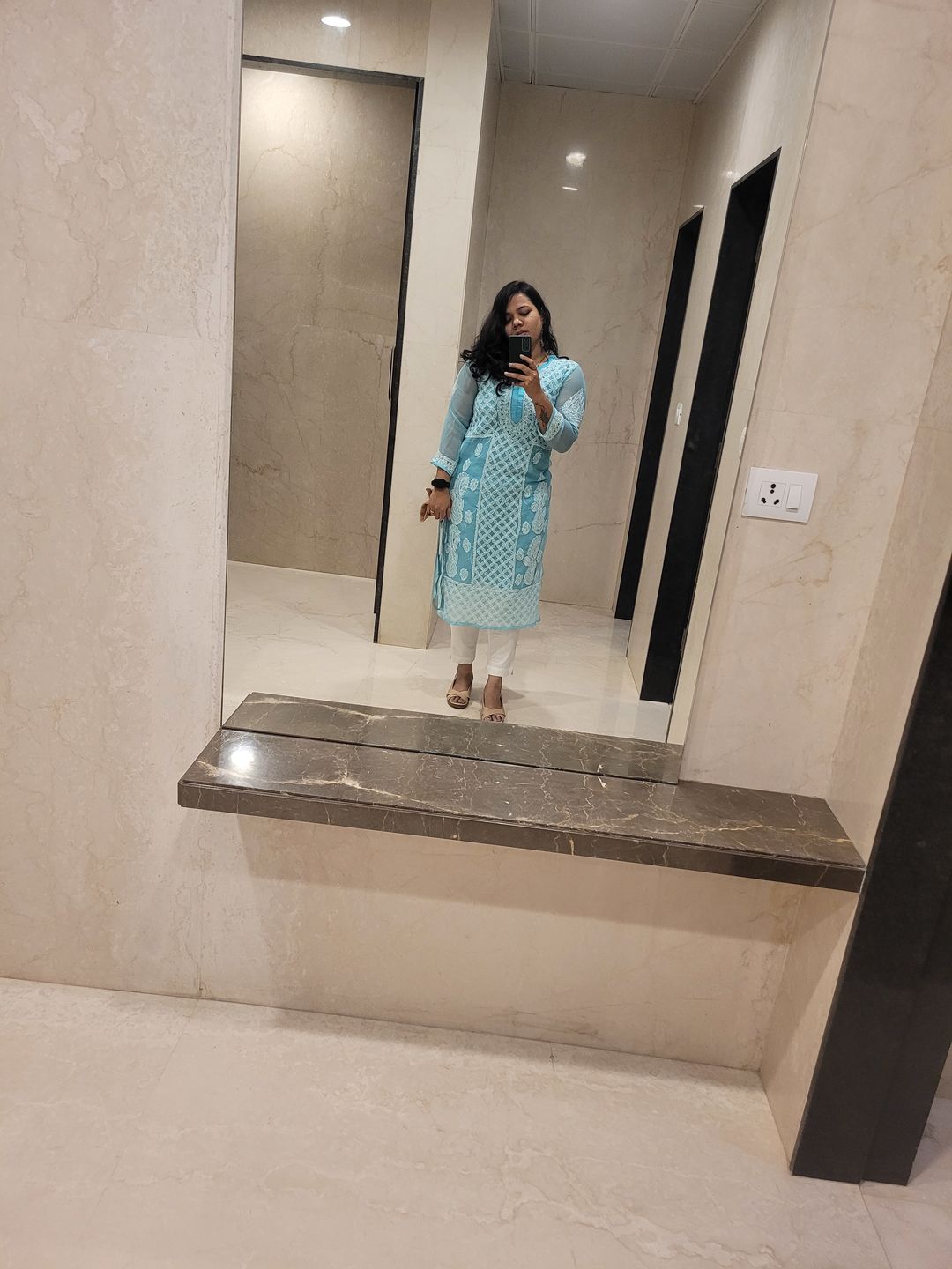 Customer photo review of White Cotton Pant