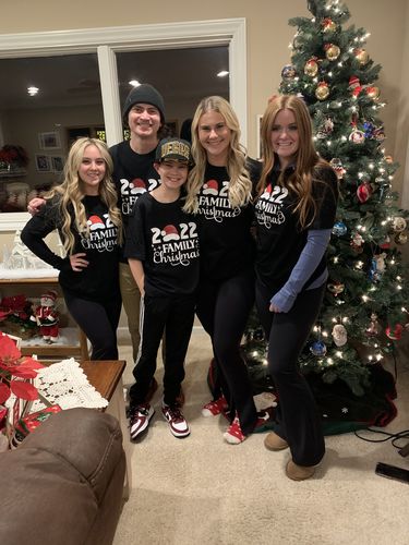 Customer photo review of Matching Family Christmas Superlative Funny T Shirt