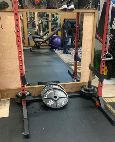 Customer photo review of Cast Iron Olympic Weight Plates